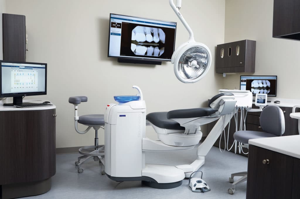 Digital dental exam room